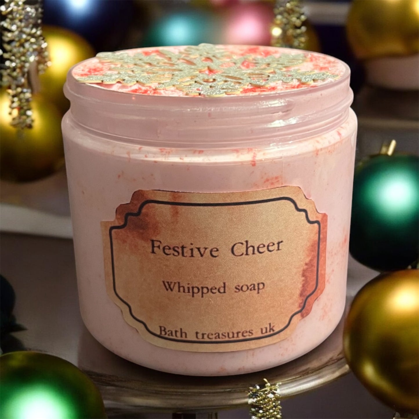 Festive cheer whipped soap 💫