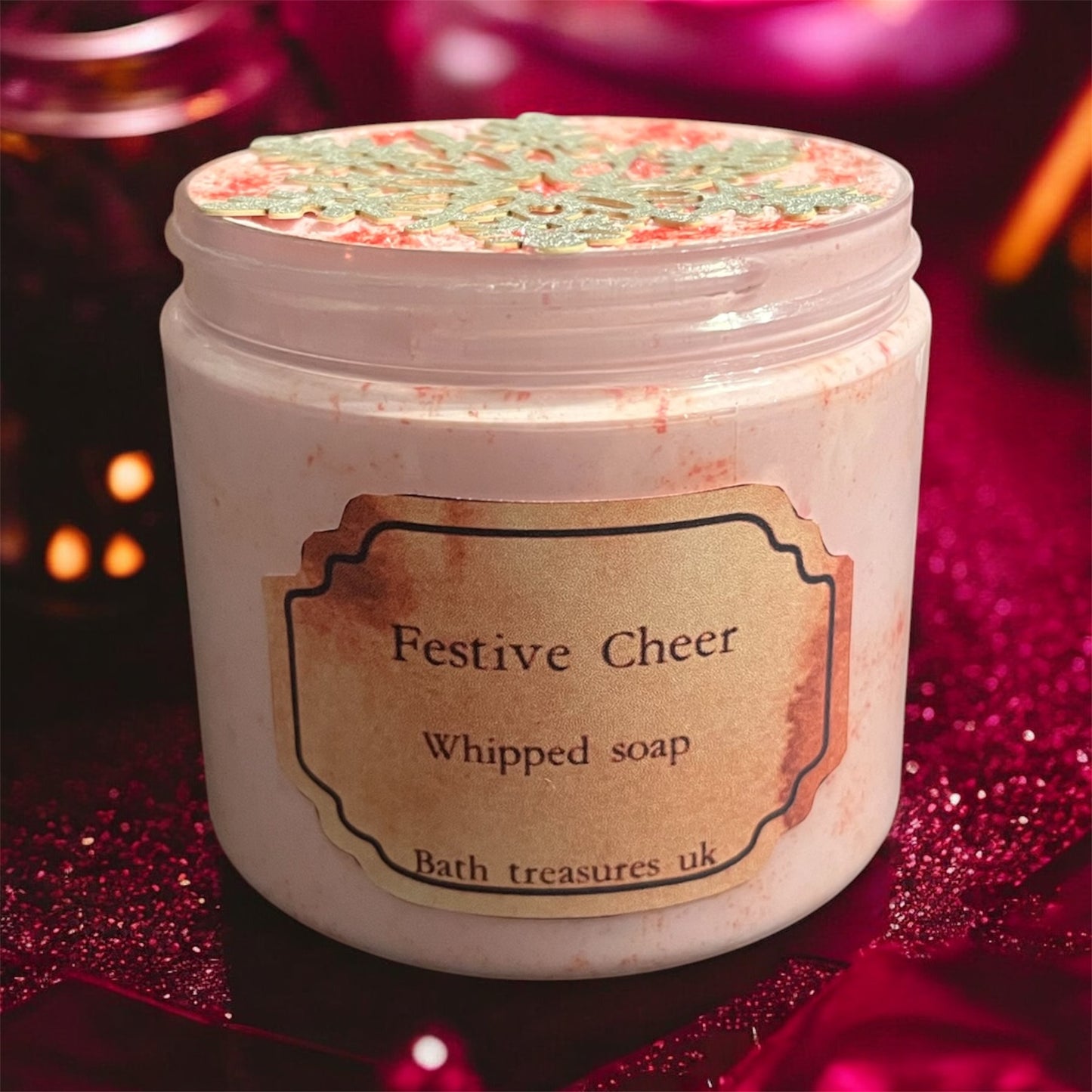 Festive cheer whipped soap 💫