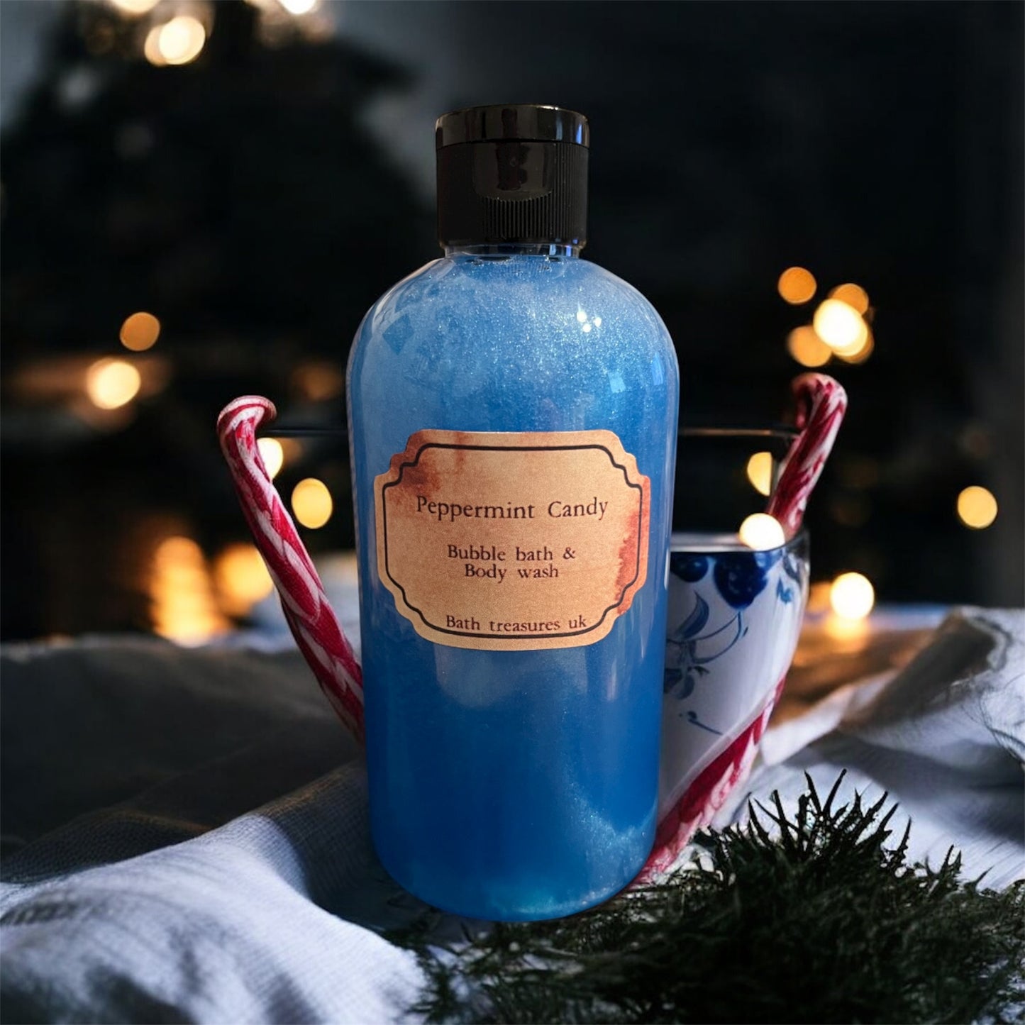 Peppermint candy 2 in 1 Bubble Bath & Body Wash 💫