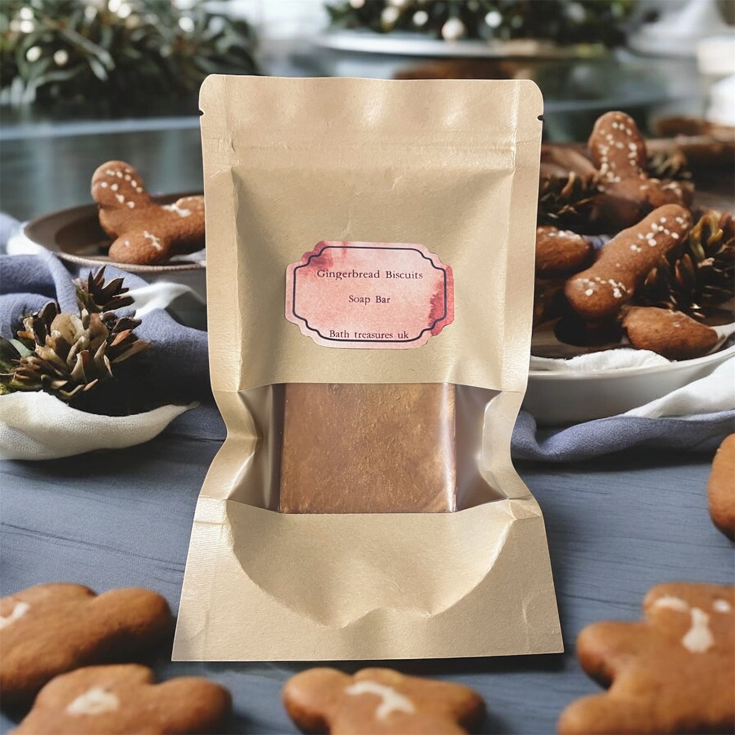 Gingerbread Biscuits Soap Bar 💫