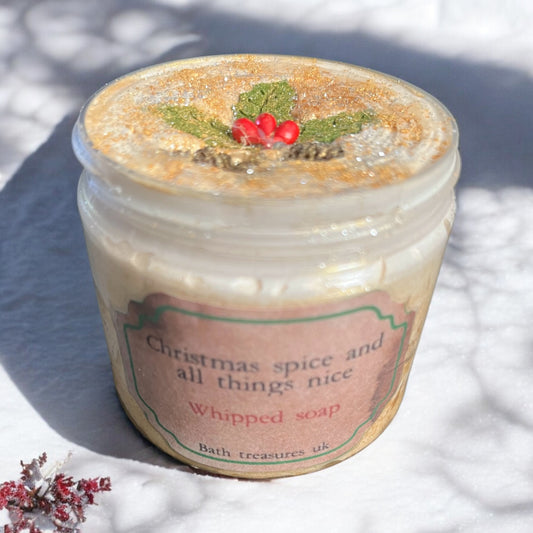 Christmas spice and all things nice whipped soap 💫