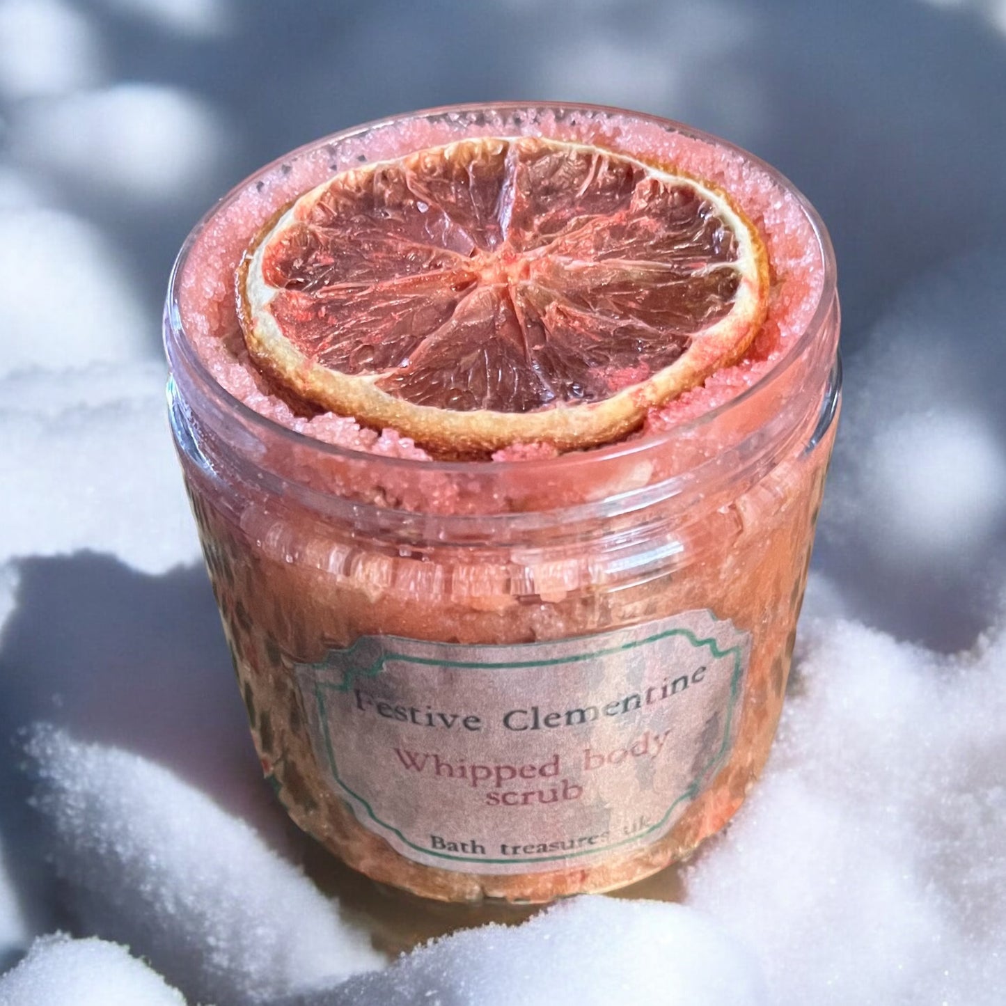 Festive Clementine whipped body scrub 💫