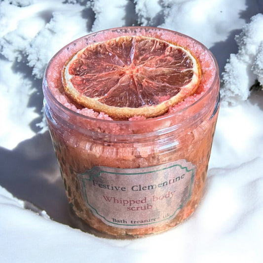 Festive Clementine whipped body scrub 💫