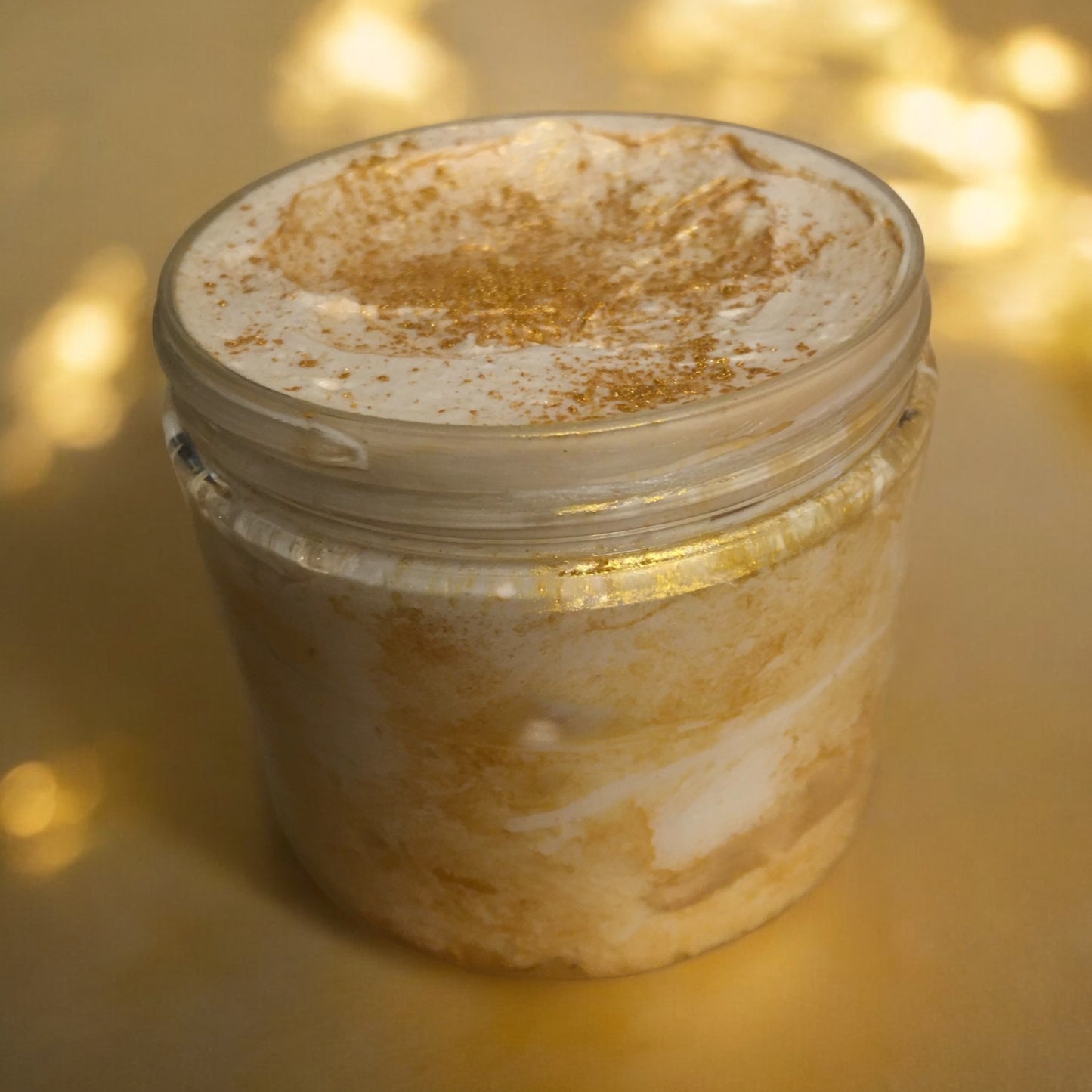 Caramel swirl whipped soap 💫