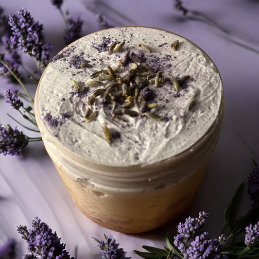 Dreamy lavender whipped soap 💫