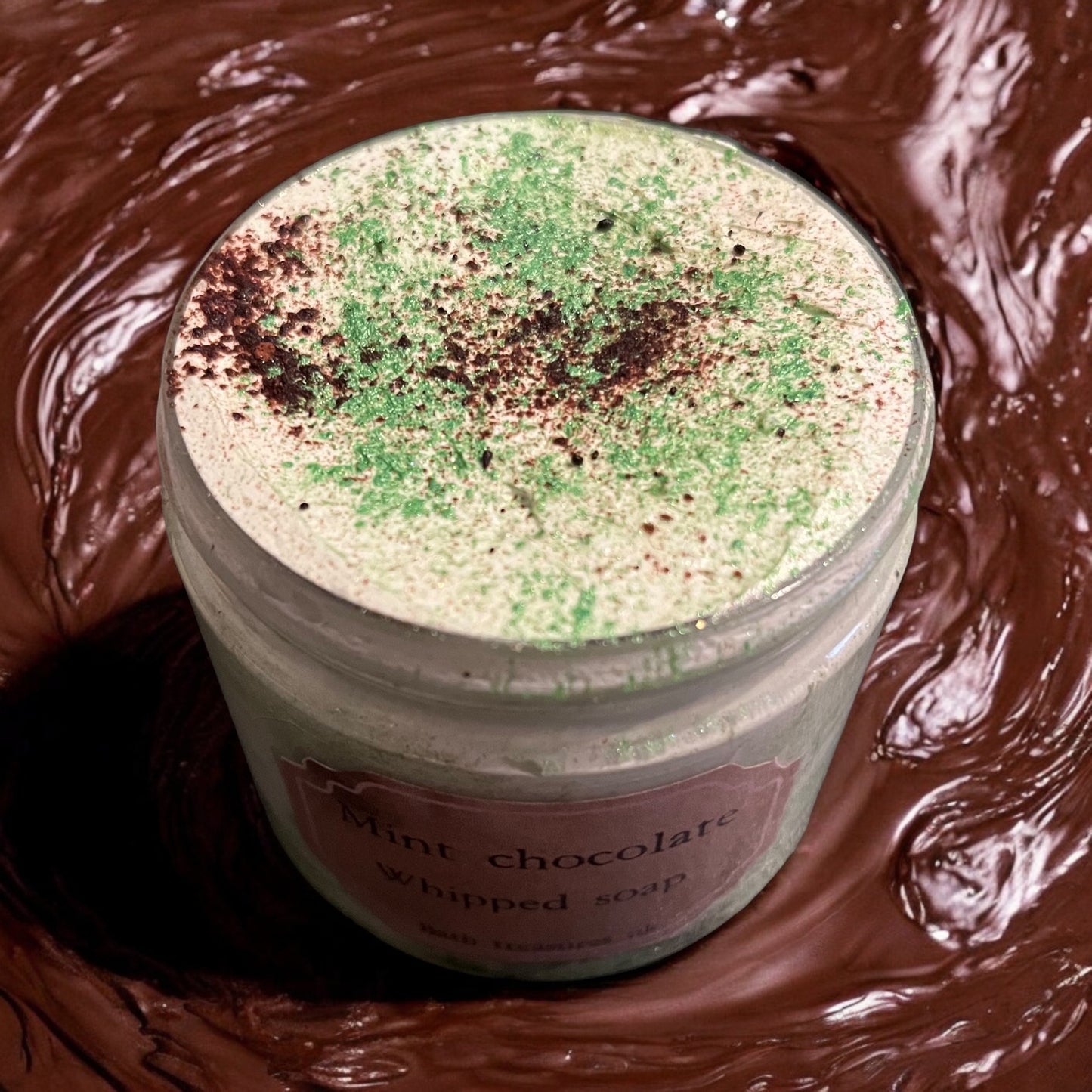 Mint chocolate whipped soap 💫