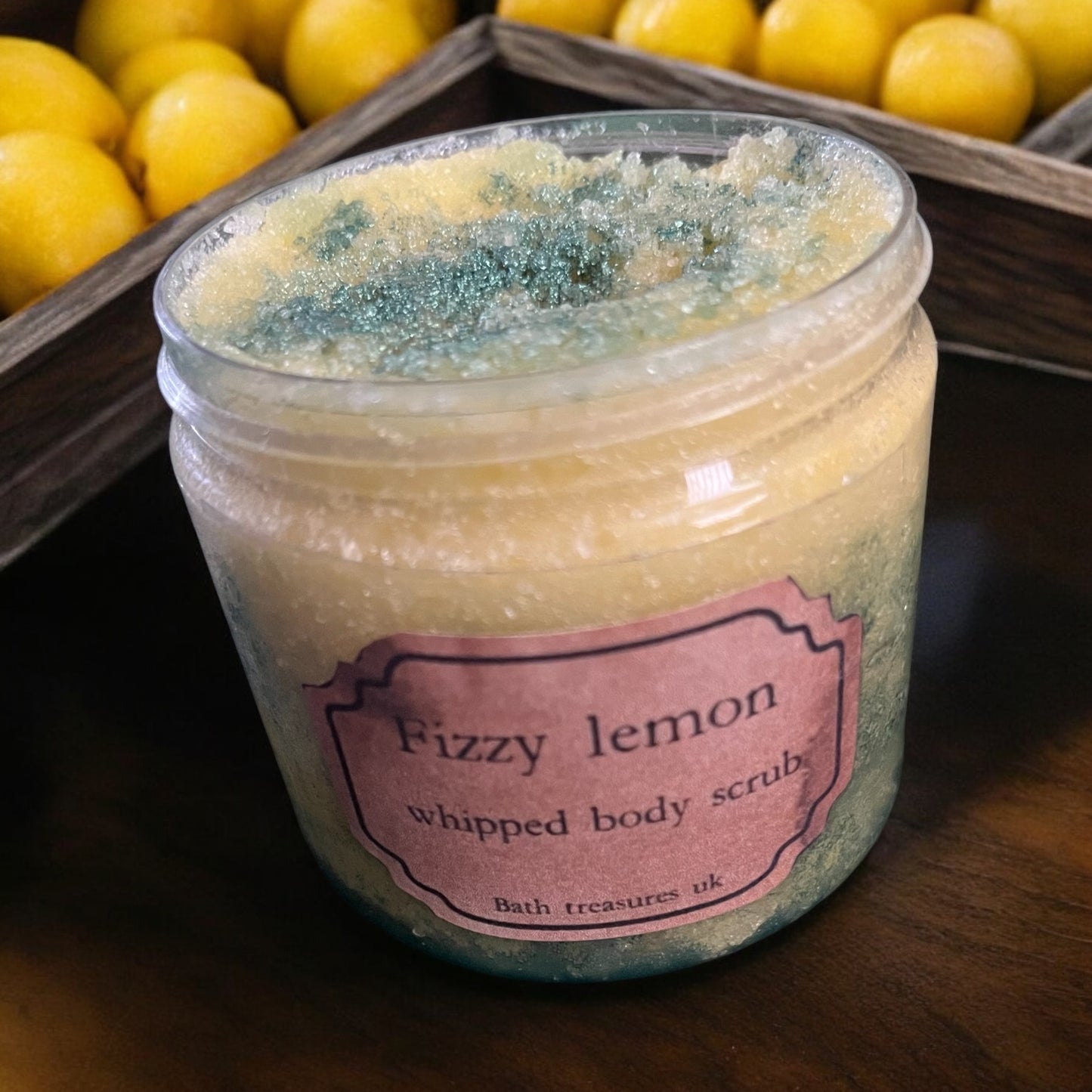 Fizzy lemon whipped body scrub 💫