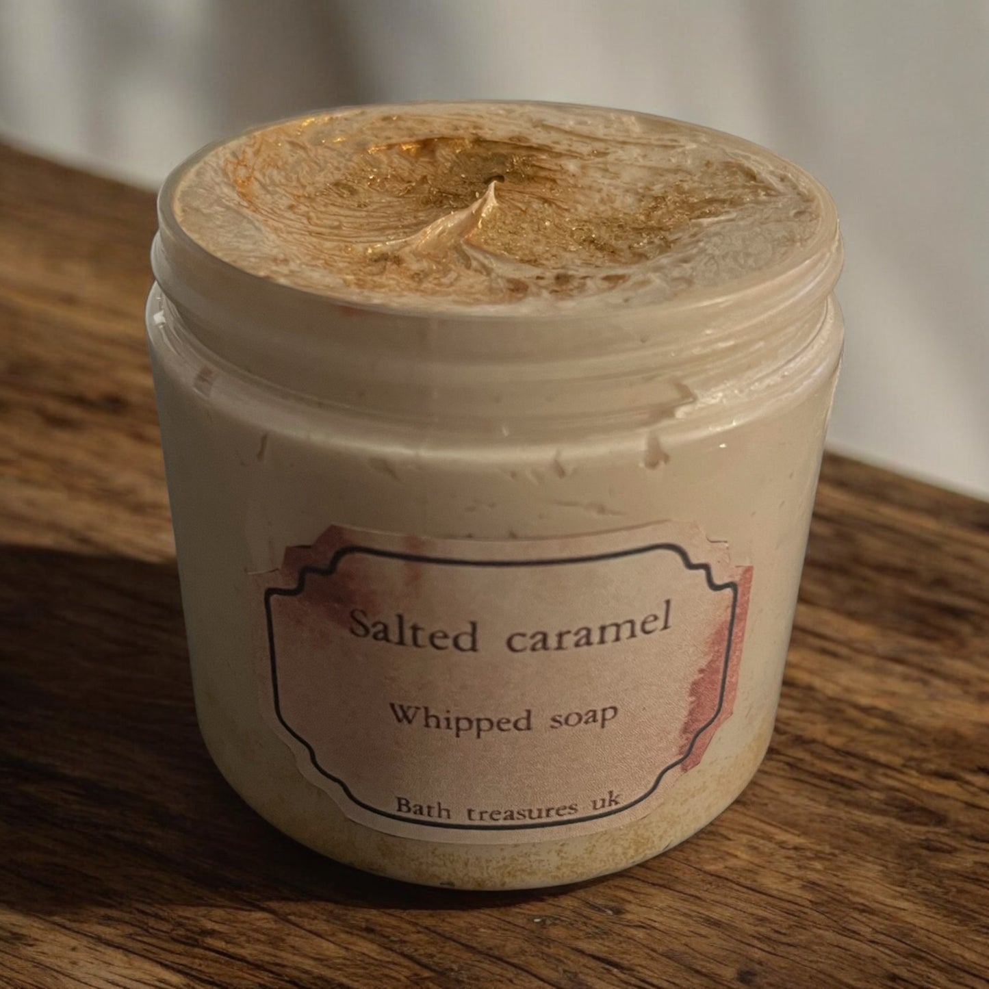 Salted caramel whipped soap 💫