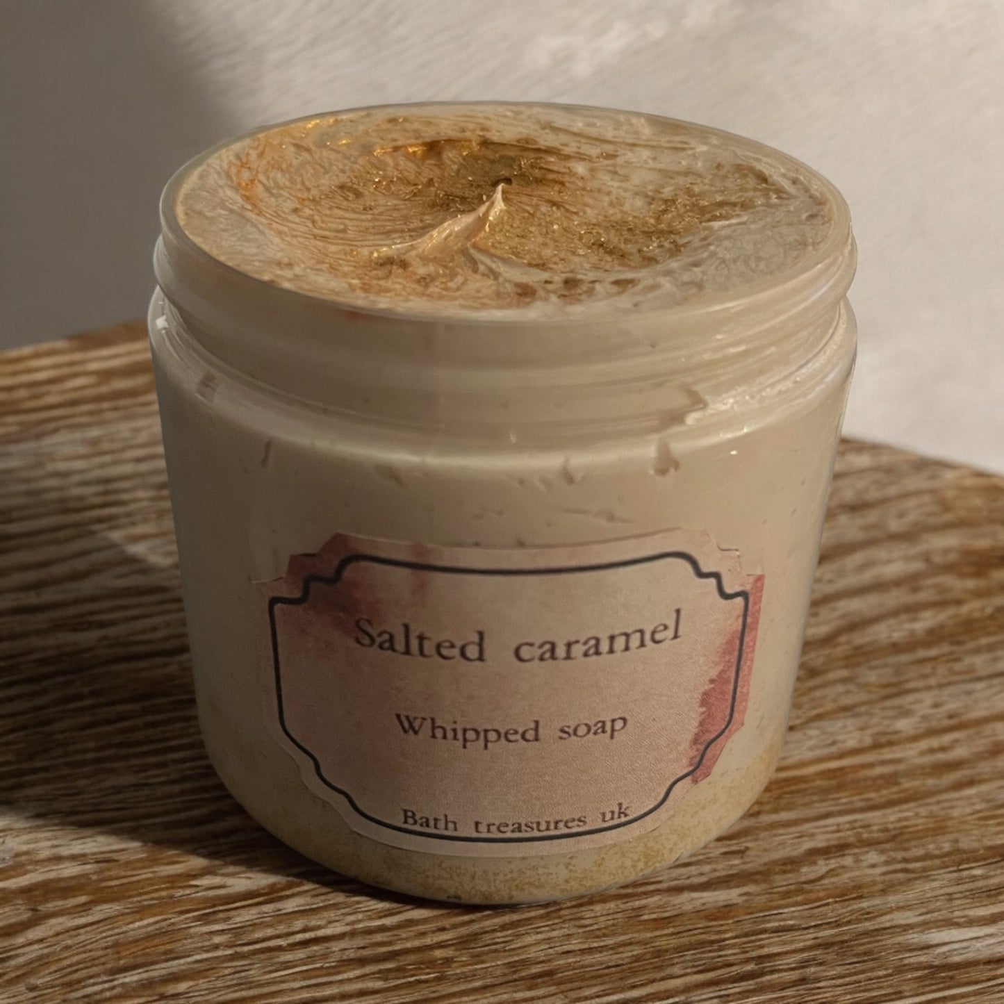 Salted caramel whipped soap 💫