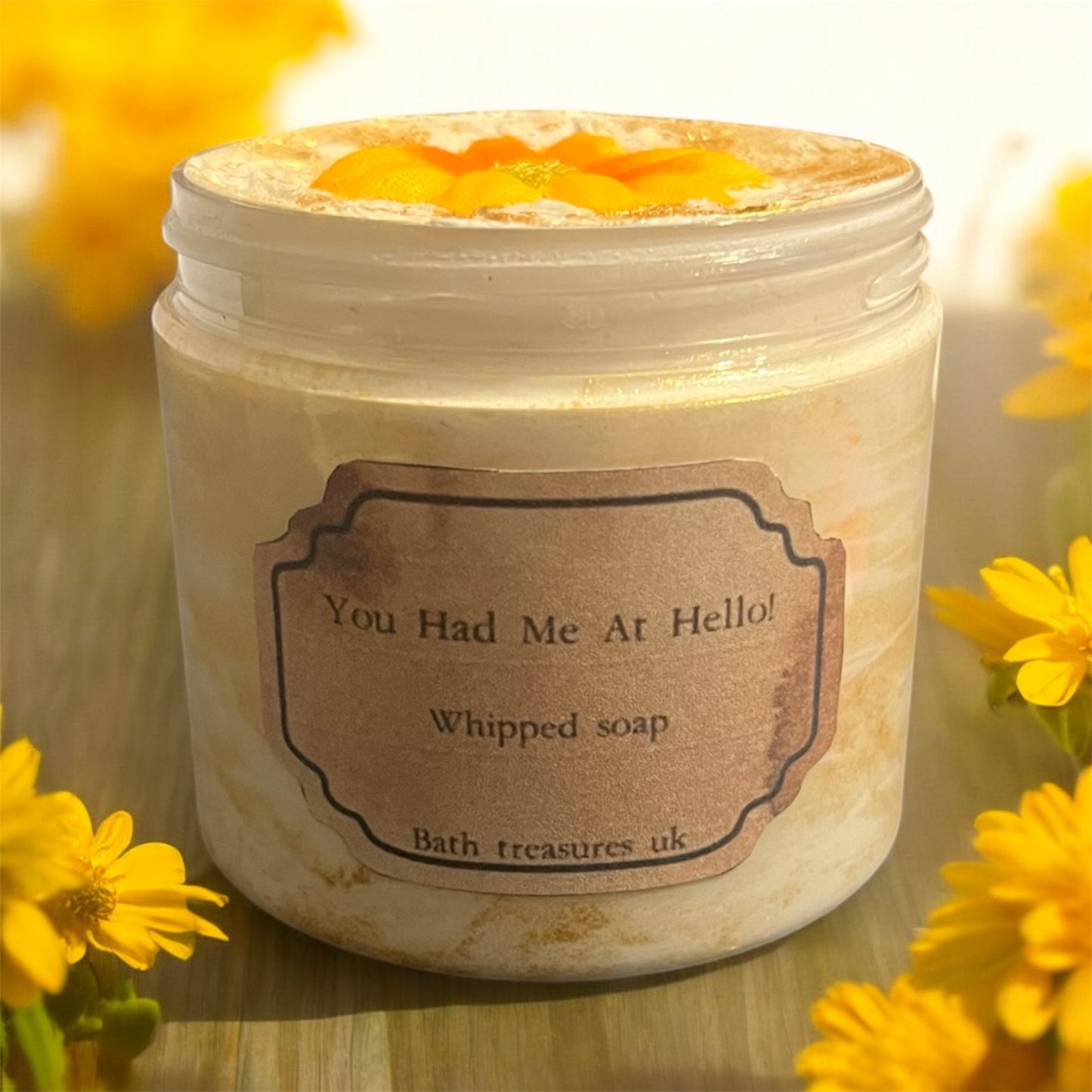 You had me at hello! Whipped soap 💫
