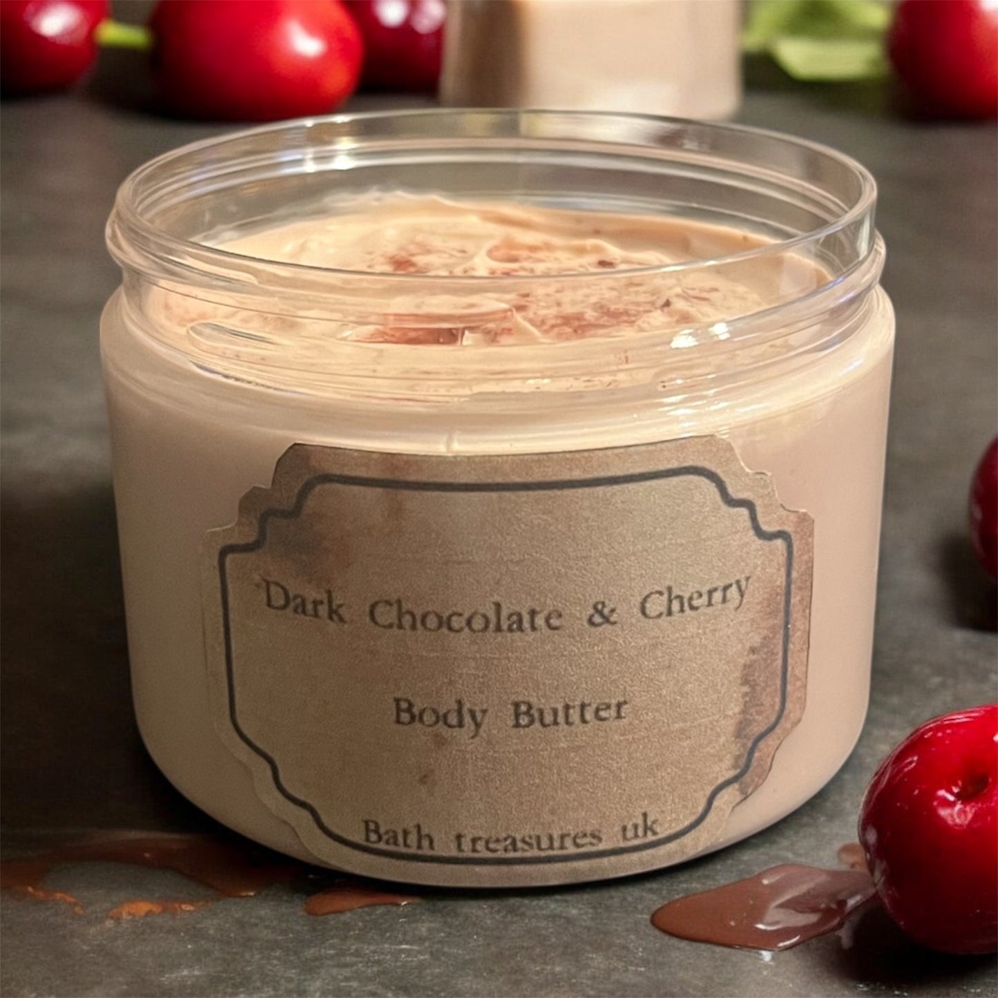 Dark chocolate & cherry Body butter 💫