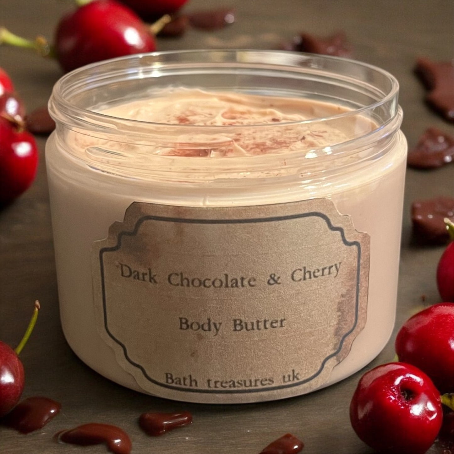 Dark chocolate & cherry Body butter 💫