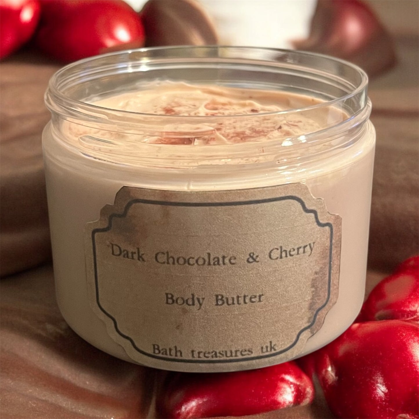 Dark chocolate & cherry Body butter 💫