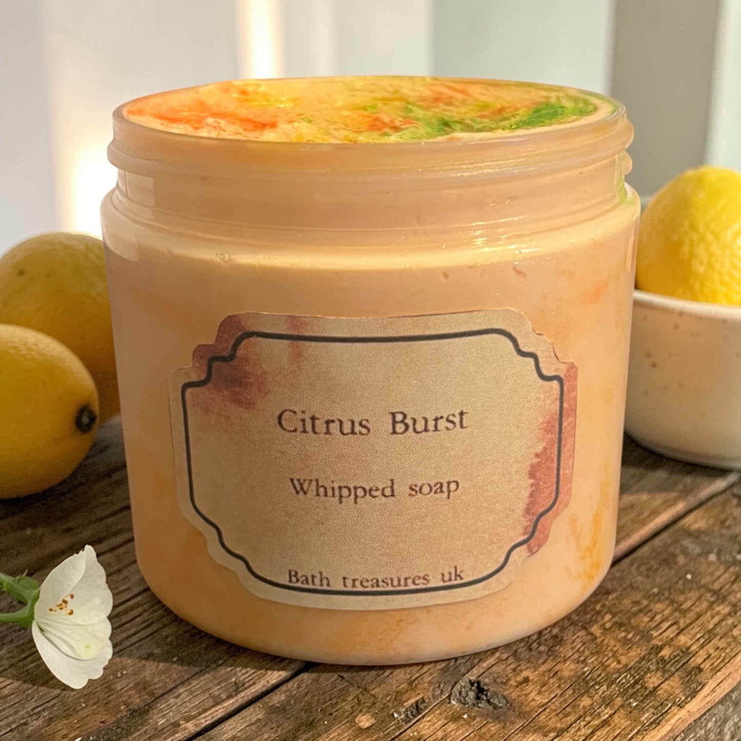 Citrus Burst Whipped Soap 💫