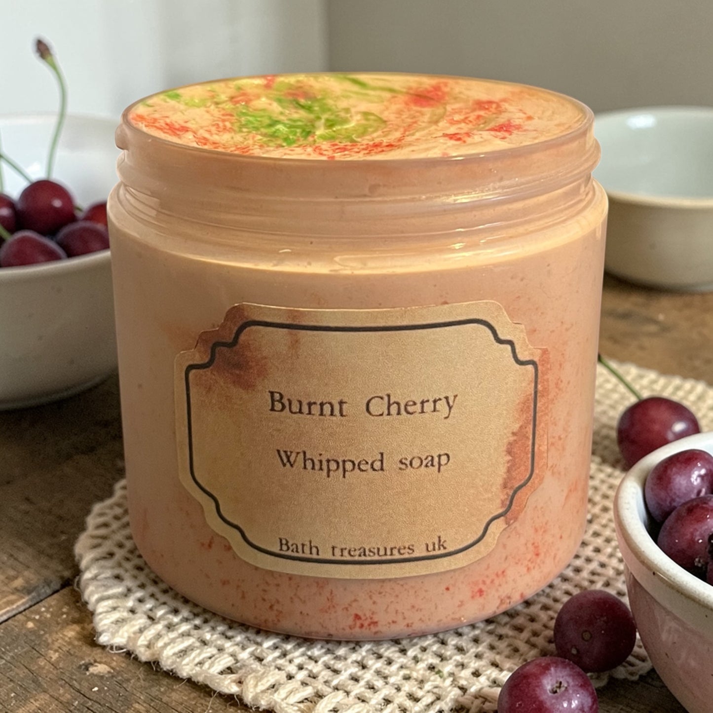 Burnt Cherry Whipped Soap 💫