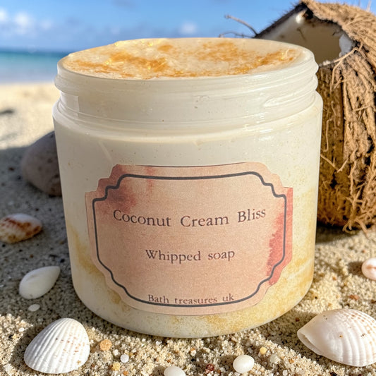 Coconut Cream Bliss Whipped Soap 💫