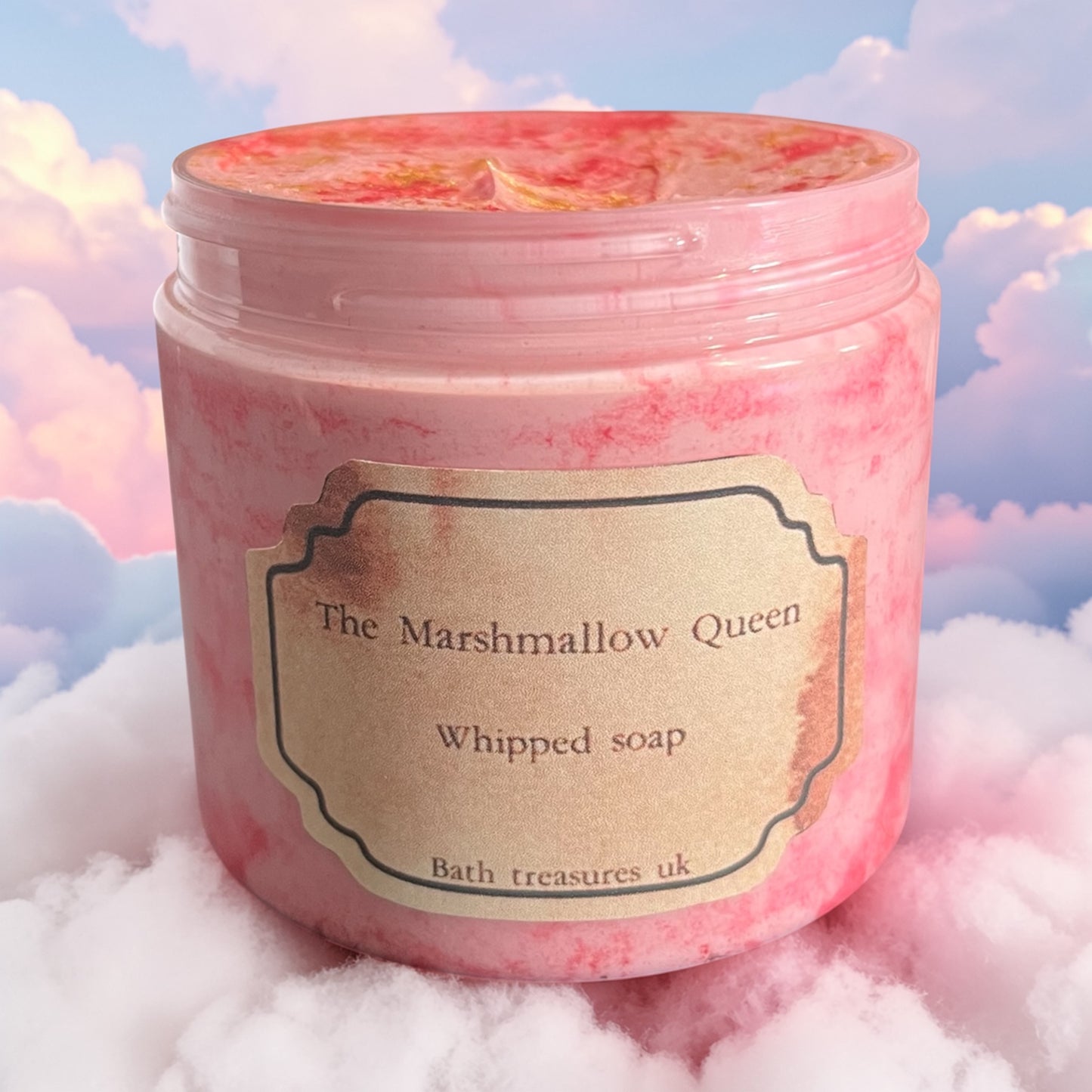 The marshmallow Queen Whipped Soap 💫