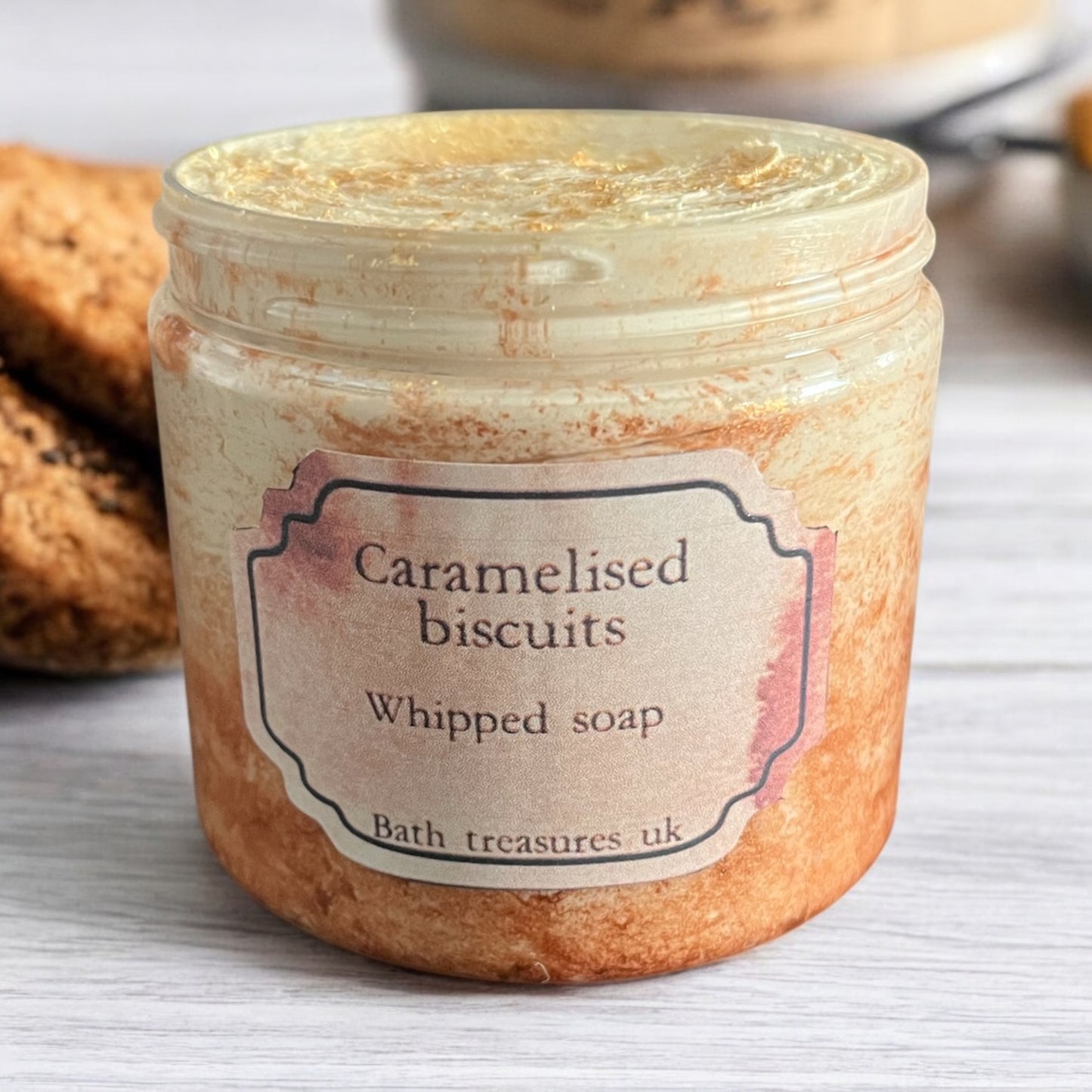 Caramelised biscuits whipped soap 💫