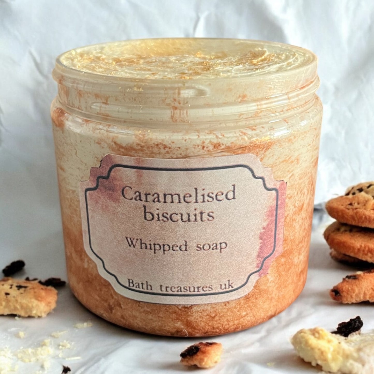 Caramelised biscuits whipped soap 💫