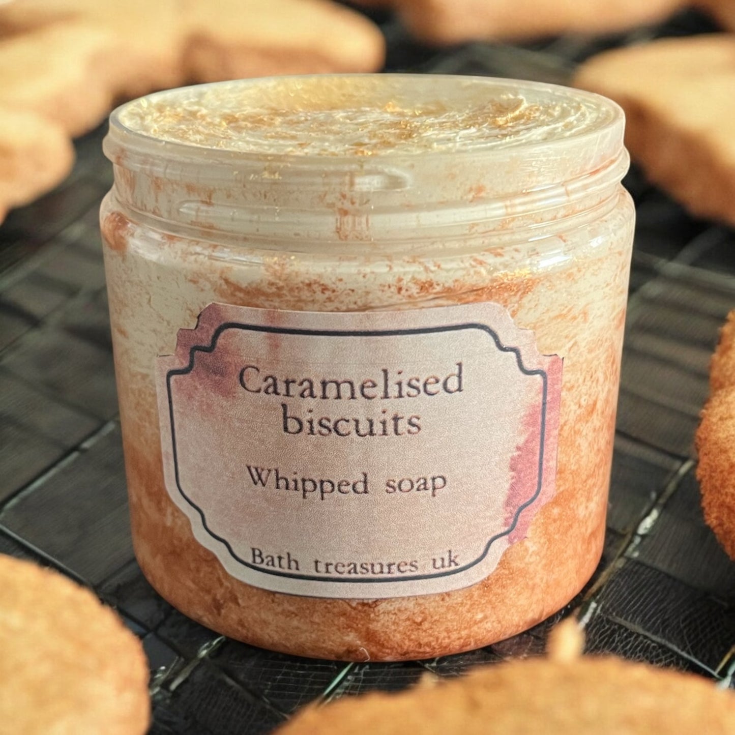 Caramelised biscuits whipped soap 💫