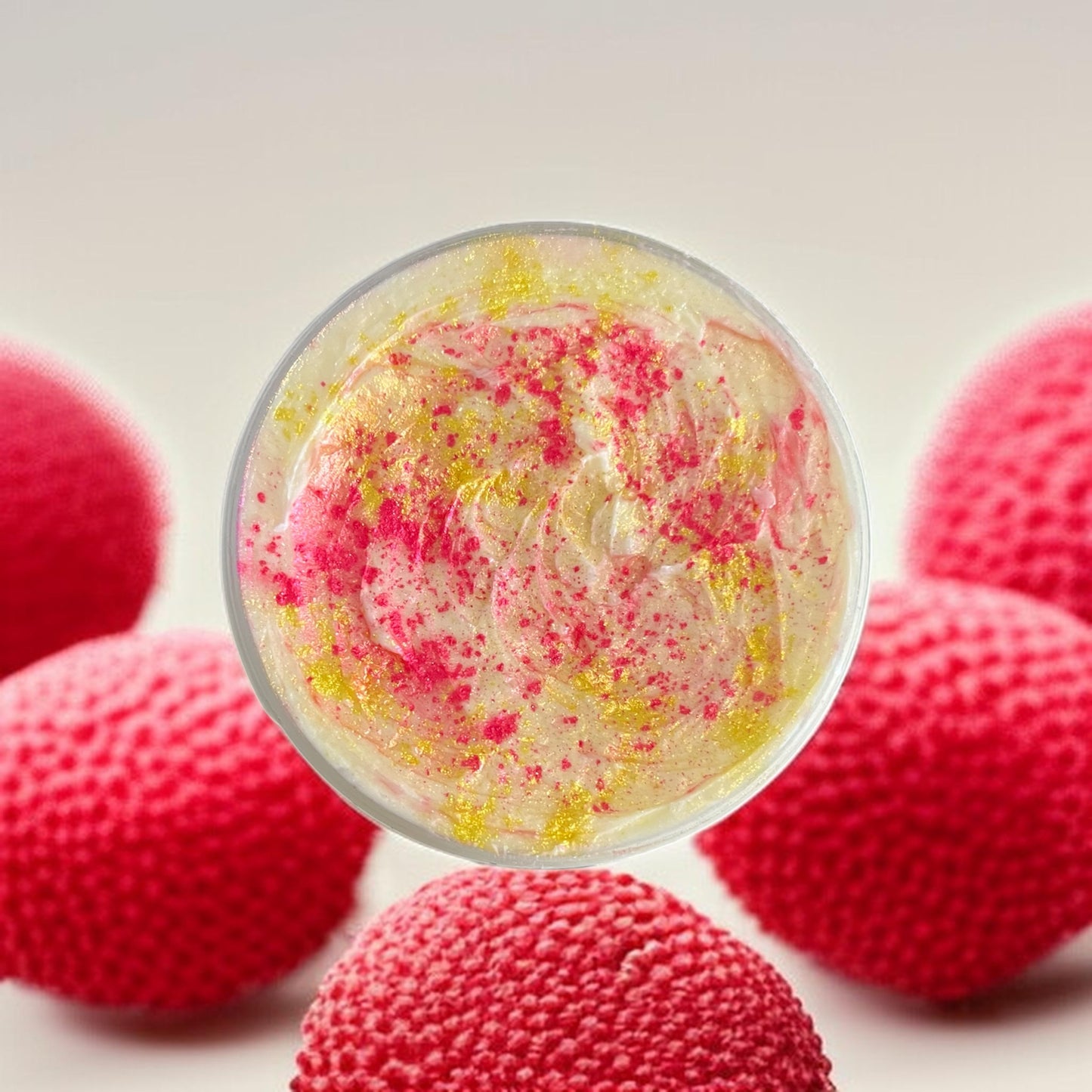 Marshmallow & Sweet Lychee whipped soap 💫