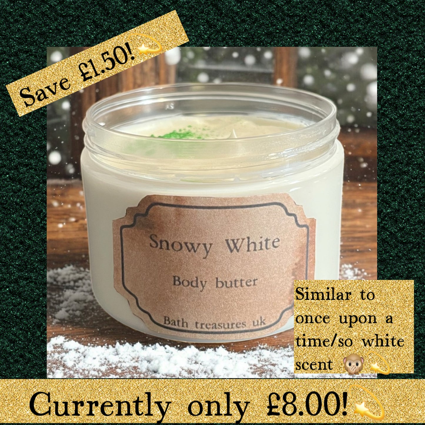 Snowy white body butter 💫
