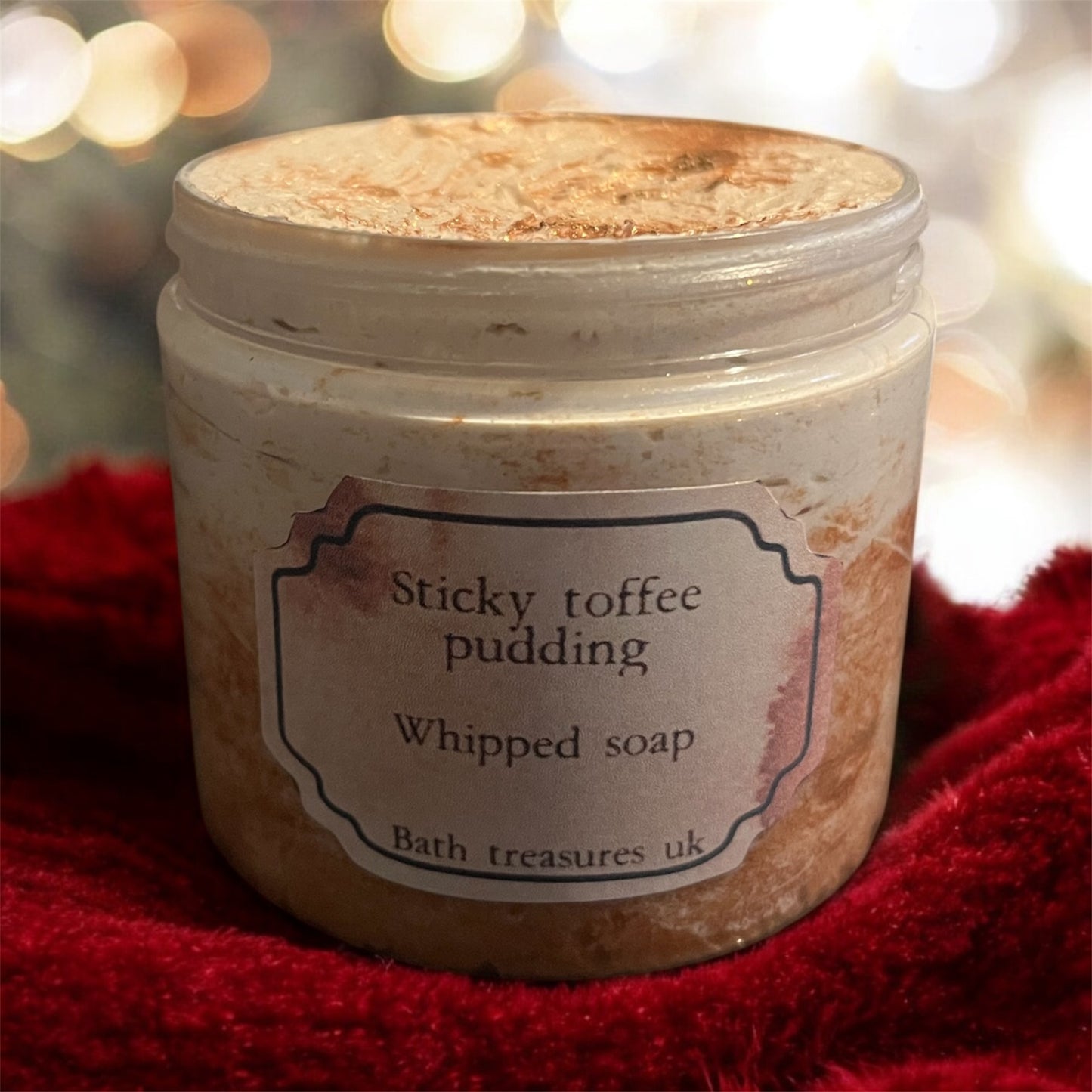 Sticky toffee pudding whipped soap 💫