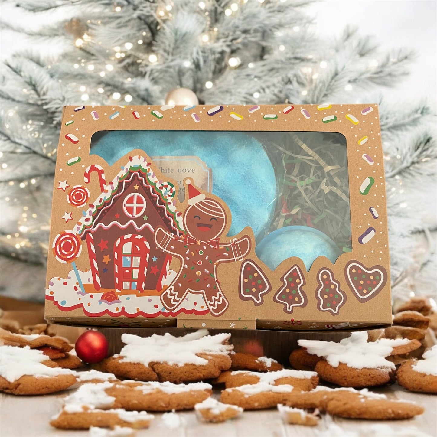 Soap sponge and bath bomb gift set 💫