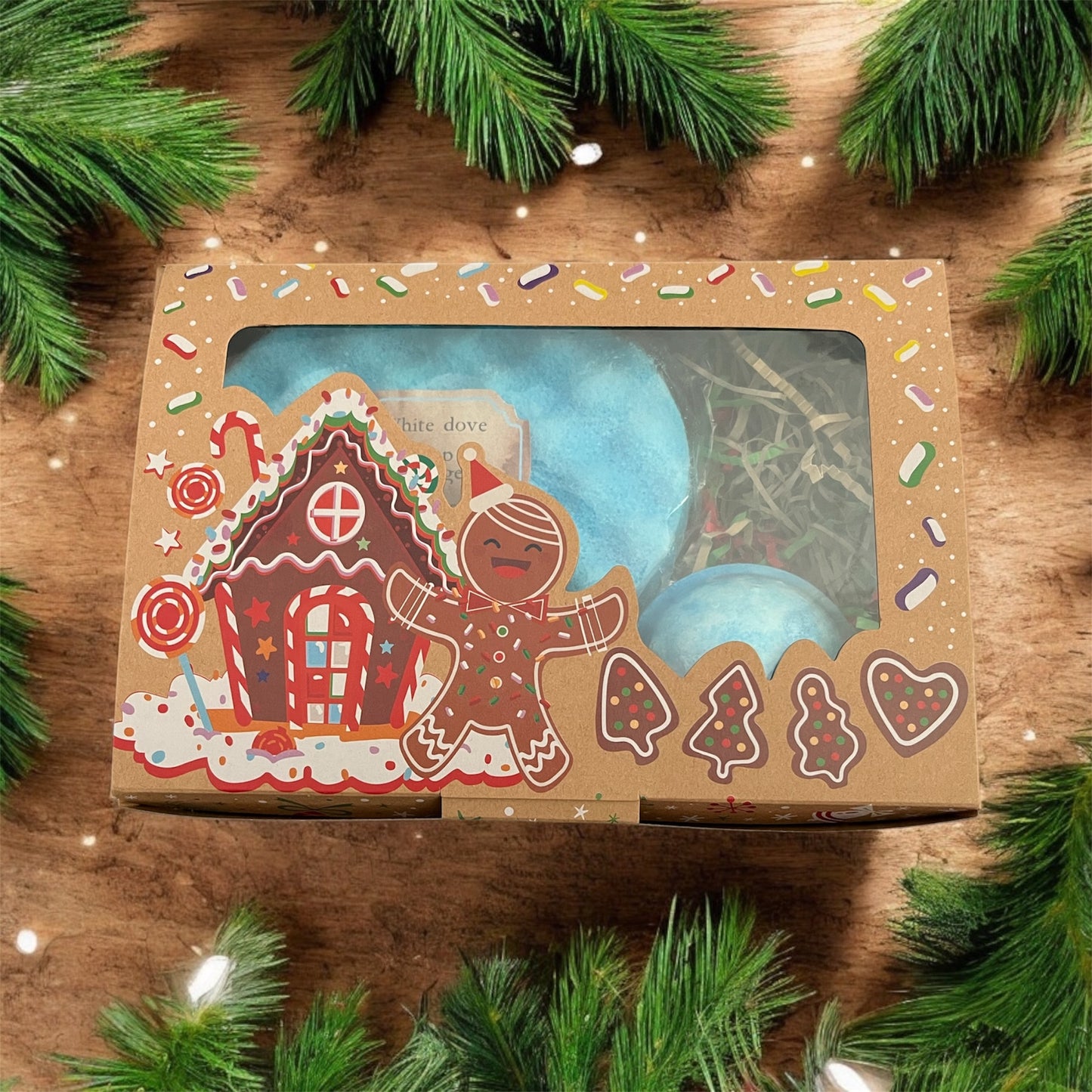 Soap sponge and bath bomb gift set 💫