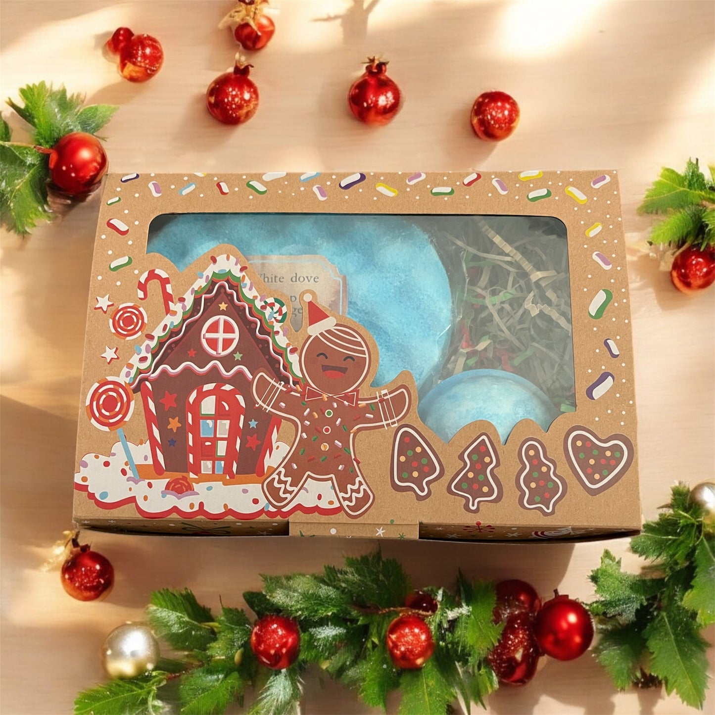 Soap sponge and bath bomb gift set 💫