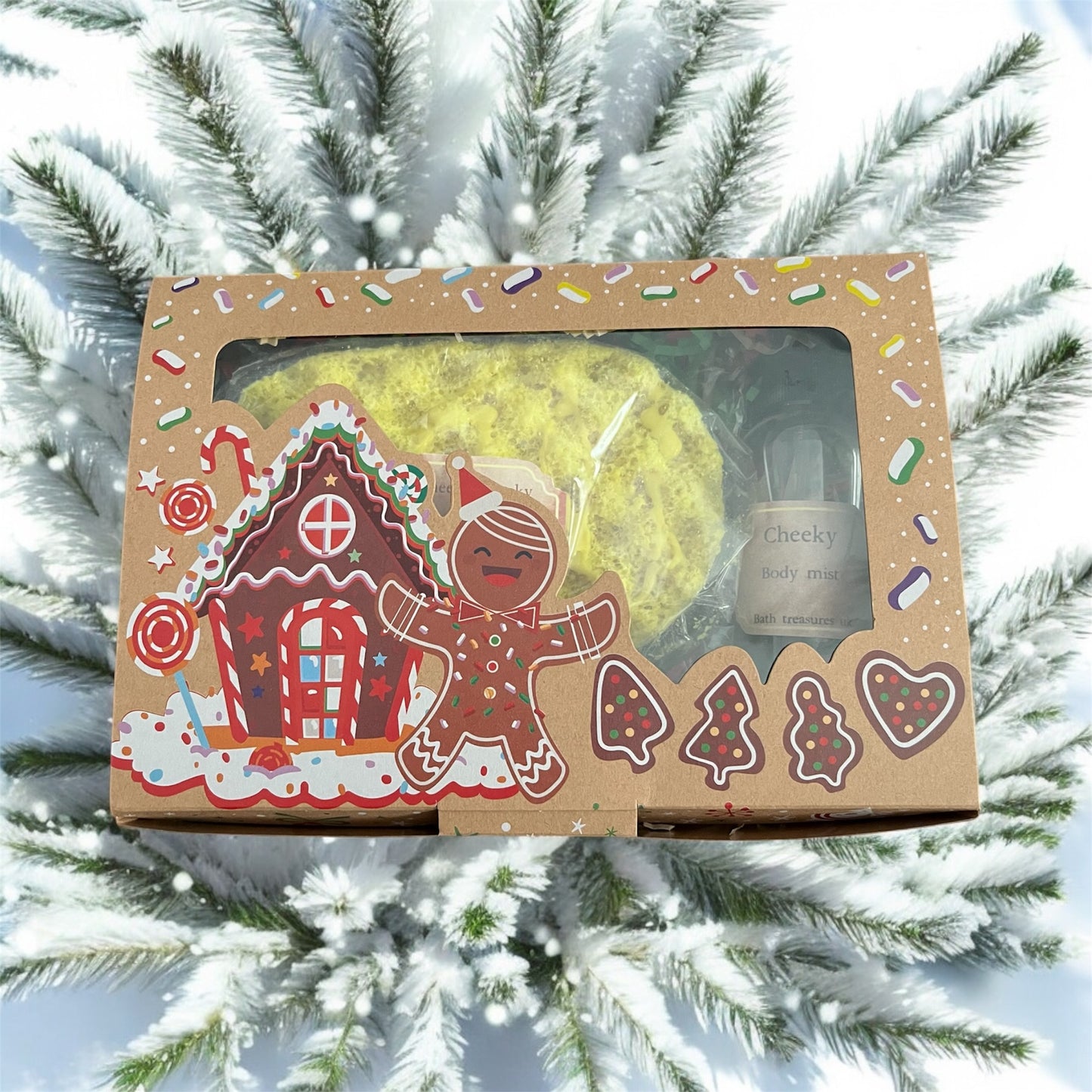 Soap sponge and body mist gift set 💫