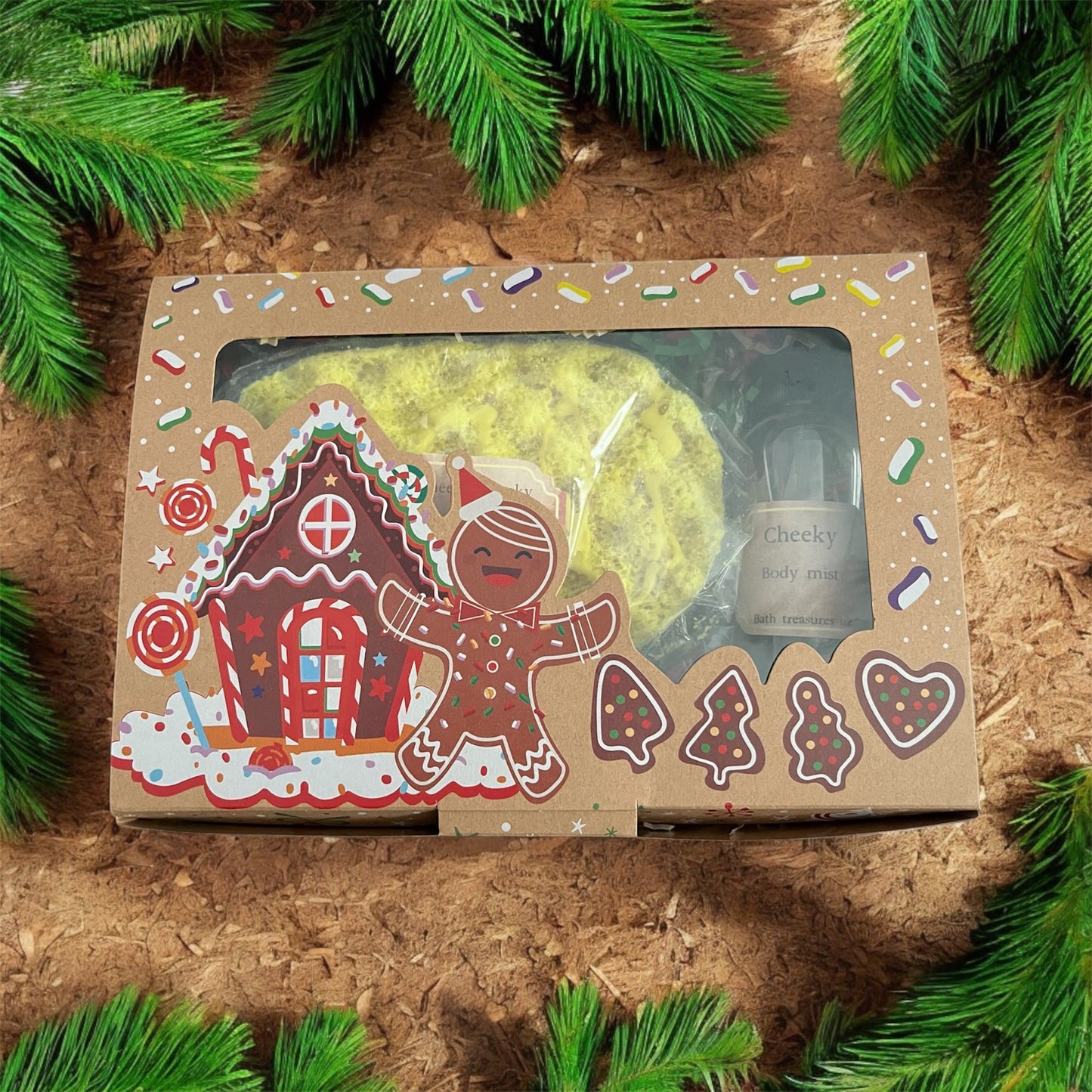 Soap sponge and body mist gift set 💫