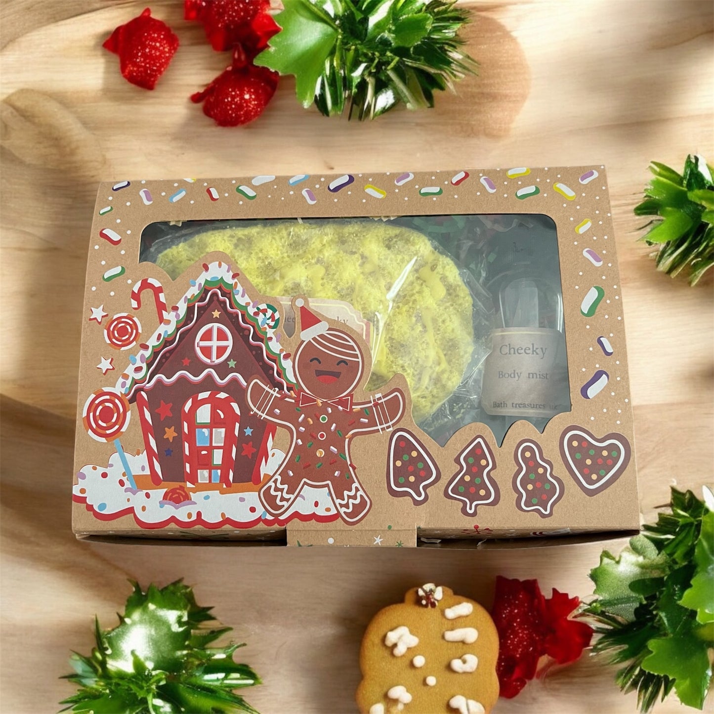 Soap sponge and body mist gift set 💫