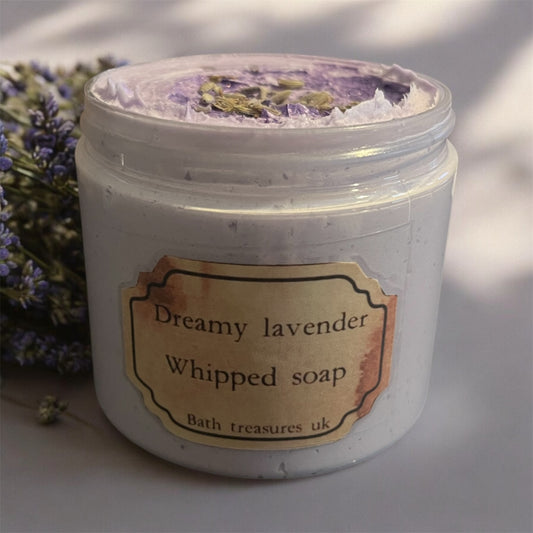 Dreamy lavender whipped soap 💫