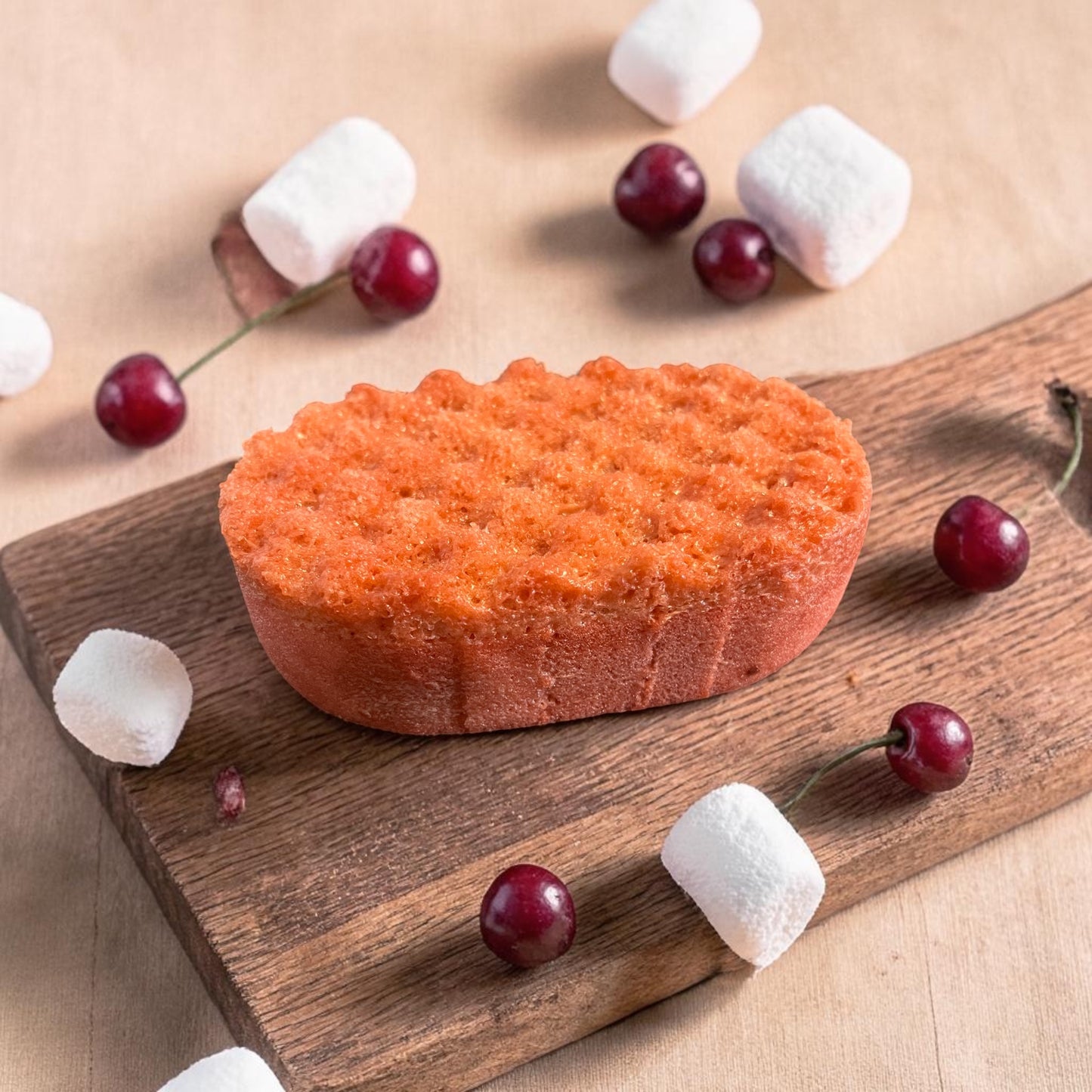 Sweet cherry & marshmallow soap sponge 💫