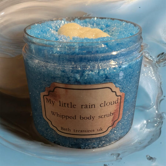 My little rain cloud whipped body scrub 💫