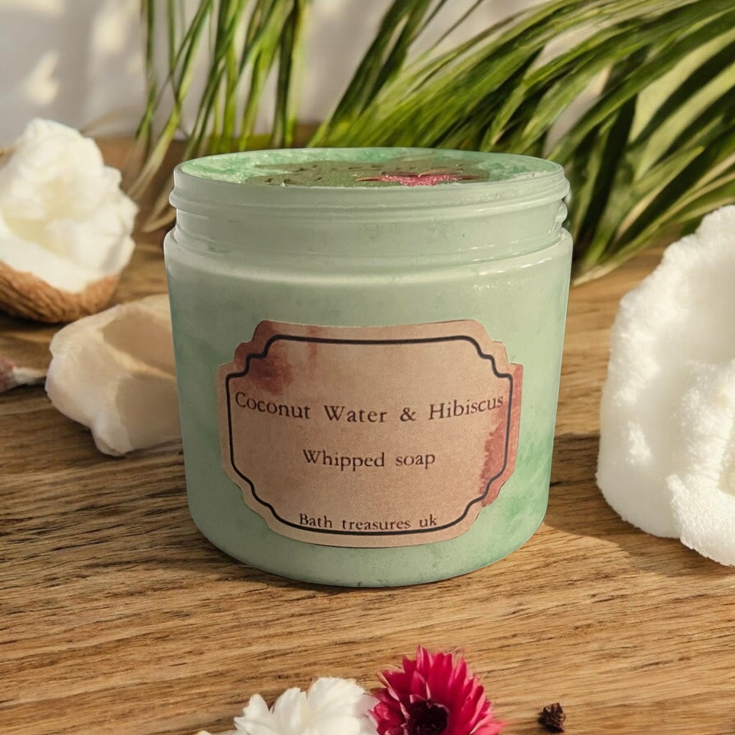 Coconut Water & Hibiscus Whipped Soap 💫