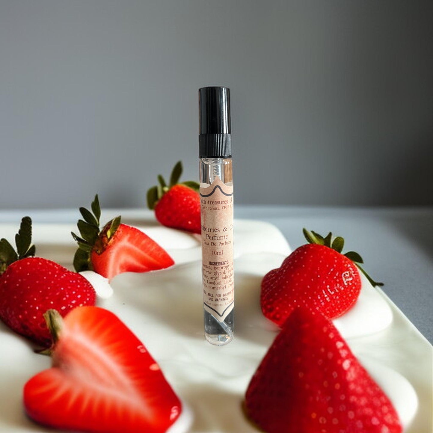 Strawberries & Cream perfume EDP - travel size 10ml