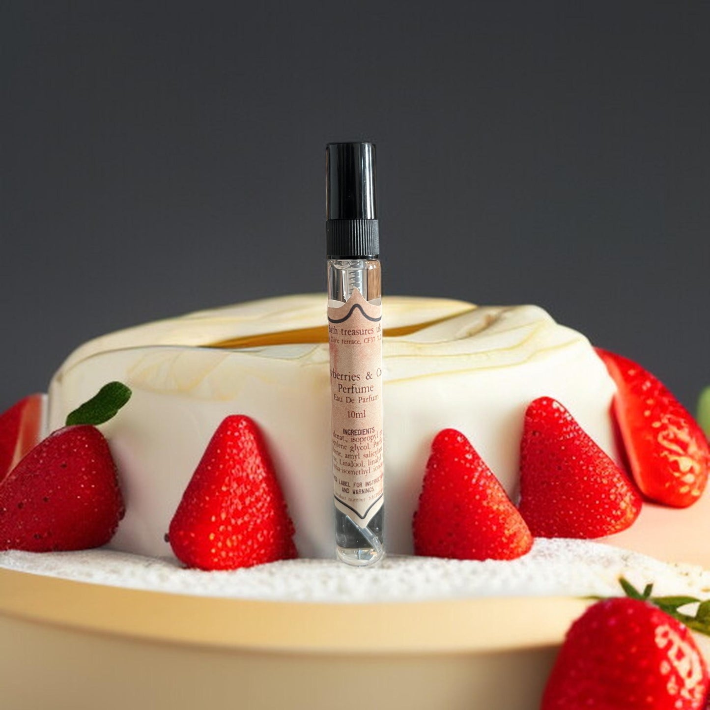 Strawberries & Cream perfume EDP - travel size 10ml