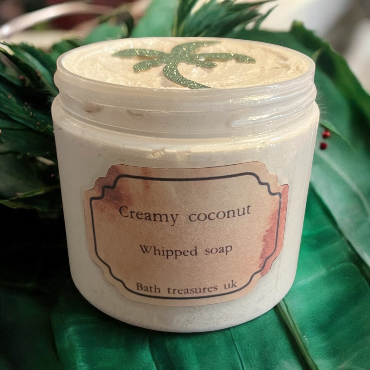 Creamy coconut whipped soap 💫