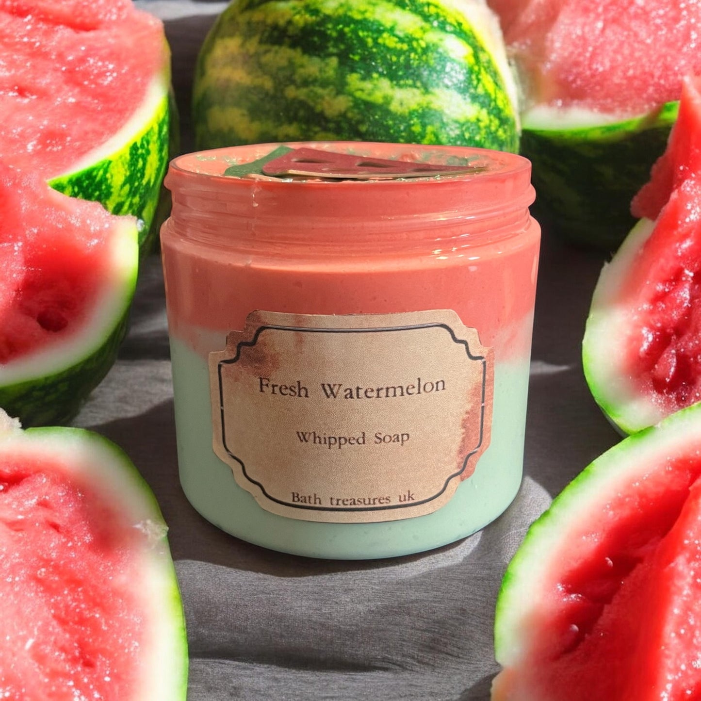Fresh Watermelon Whipped Soap 💫