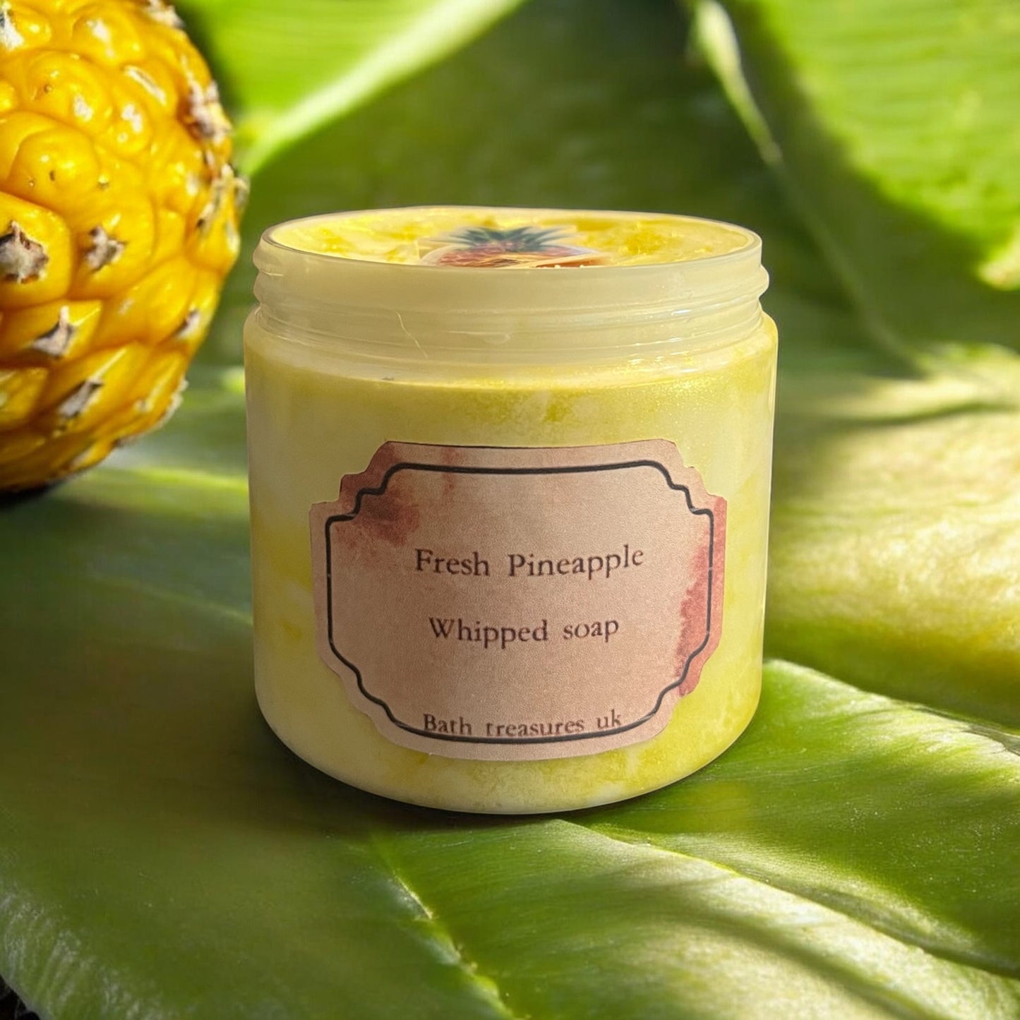 Fresh Pineapple Whipped Soap 💫