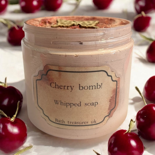 Cherry Bomb! Whipped soap 💫