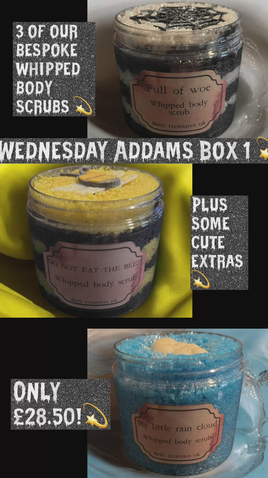Wednesday Addams Body scrub box 1 💫